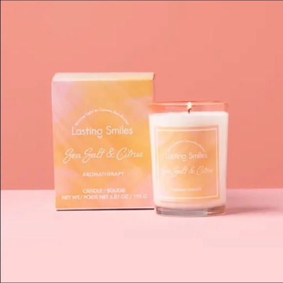 Sea salt & citrus aromatherapy candle - Picture 3 of 8